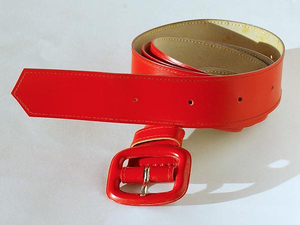 Red Simple Belt