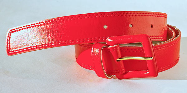 Red Patent Belt