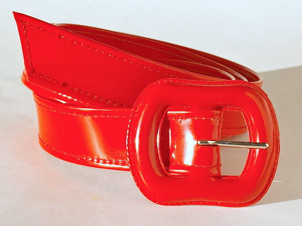 Shiny Red Belt