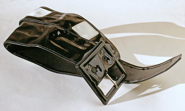 Black Patched Belt