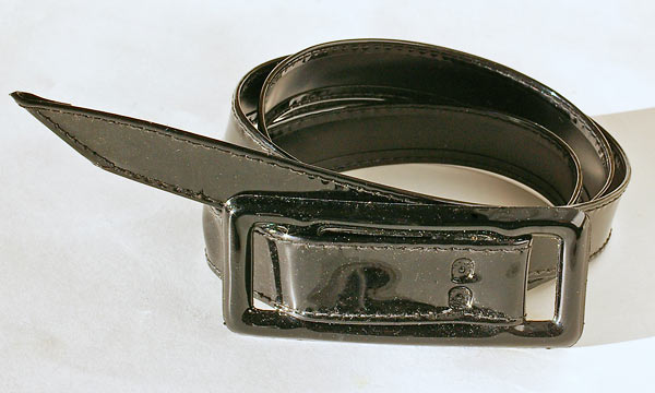 Black Long Buckle Belt