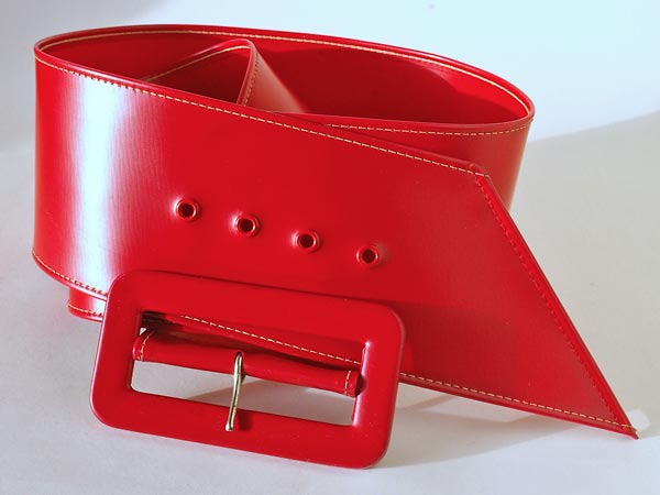 Red Stitched Belt