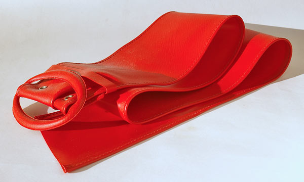 Wide Red Belt