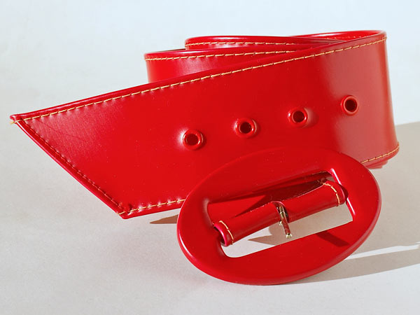 Red Stitched Belt