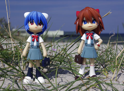 Rei & Asuka at the beach